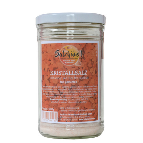 Kristallsalz Salz fein rosa SALZHÄUSL 1.090 g Pakistan